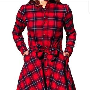 Kiel James Patrick Flannel Dress